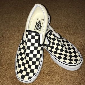 checkered vans